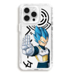 Case 360 Para iPhone Dragon Ball Vegeta Blue