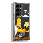 Case 360 Transparente Para Samsung Los Simpsons - Imagen 2