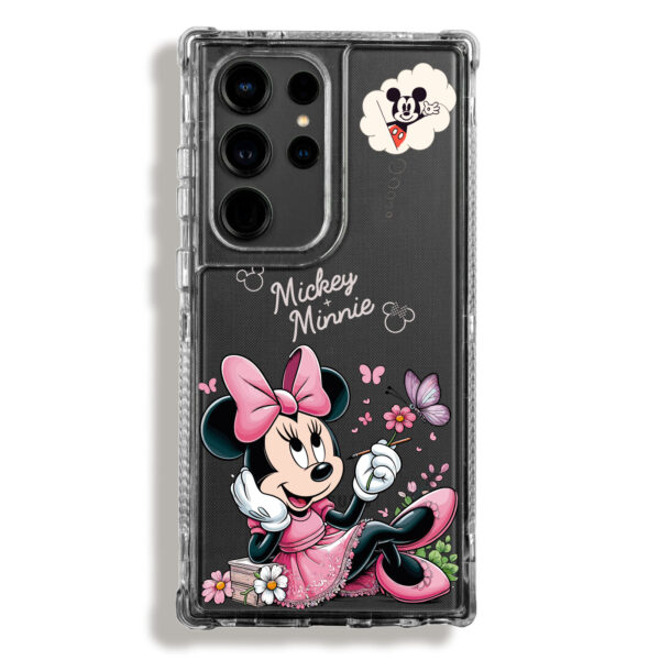 Case 360 Transparente Para Samsung Minnie