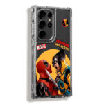 Case 360 Transparente Para Samsung Deadpool y Wolverine - Imagen 2